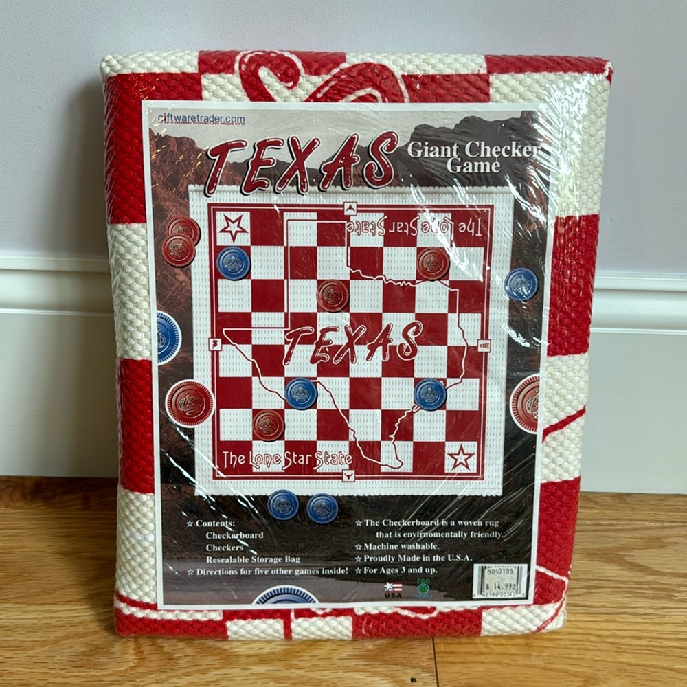 NEW! Texas Giant Checker Game